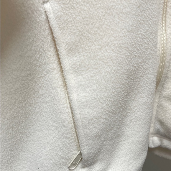 Columbia Women's Cream Fleece Zip Up Jacket Size L - Picture 2 of 11